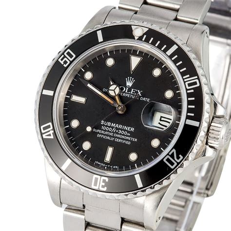 black rolex submariner 16610|Rolex Submariner 16610 for sale.